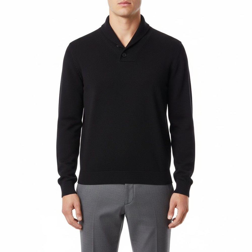 Express Men’s Size Large Black Pullover Sweater